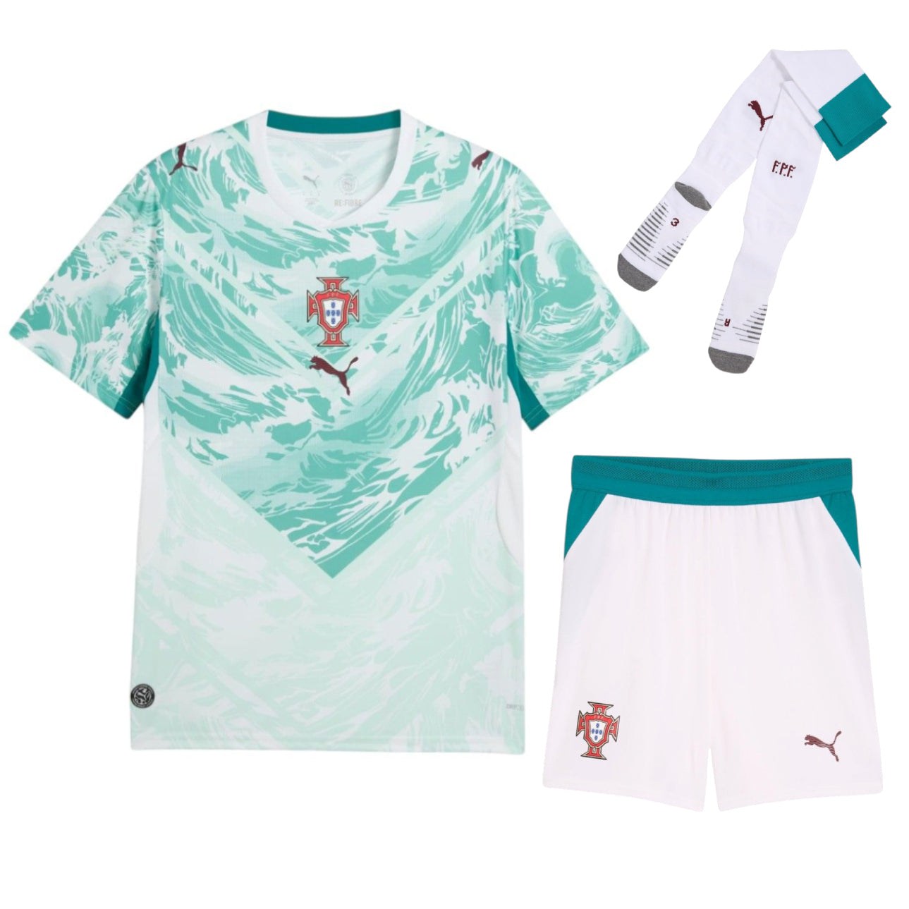 Portugal Away Kit Kids 2026 2027-League Threads
